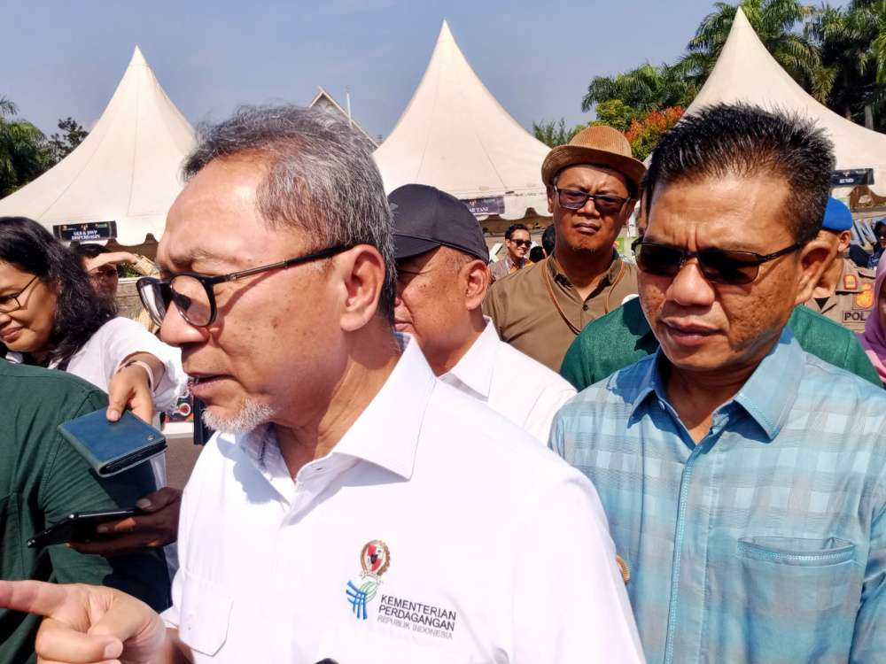 Zulkifli Hasan Kunjungi Pasar Sehat Soreang Kabupaten Bandung